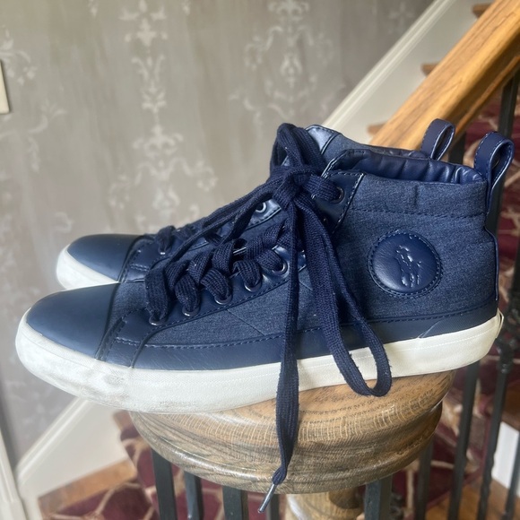 Polo Ralph Lauren men’s Clark lace up high top shoe excellent cond 8D - Picture 8 of 11